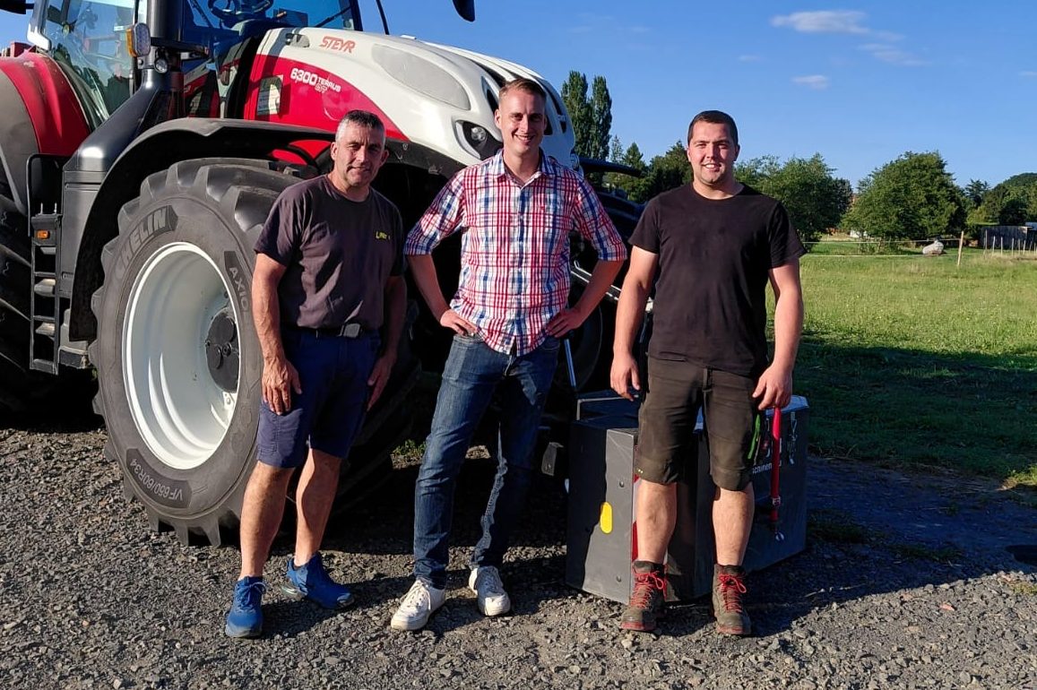 Jan Volkmann besuchte Agroservice Lindt in Leisenwald